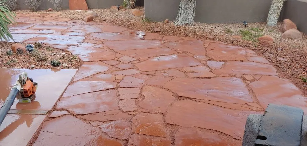 Expert lawn care service for residential properties across St. George, UT - H&M Stone and Gardens