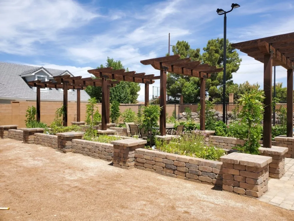 Trusted lawn care service for year-round maintenance in St. George, UT by H&M Stone and Gardens