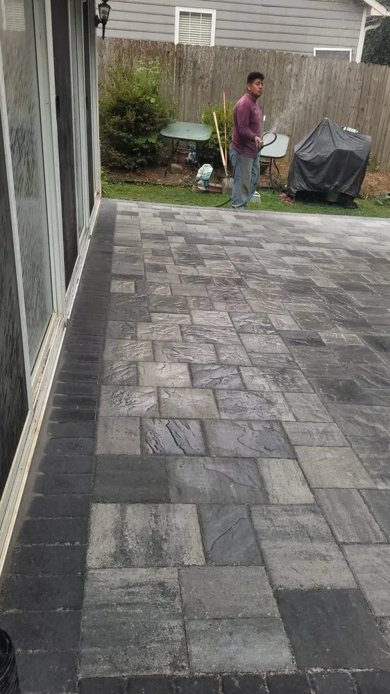 Affordable yard cleanup service with custom design across Alpharetta, GA - HM Stonework and Landscape