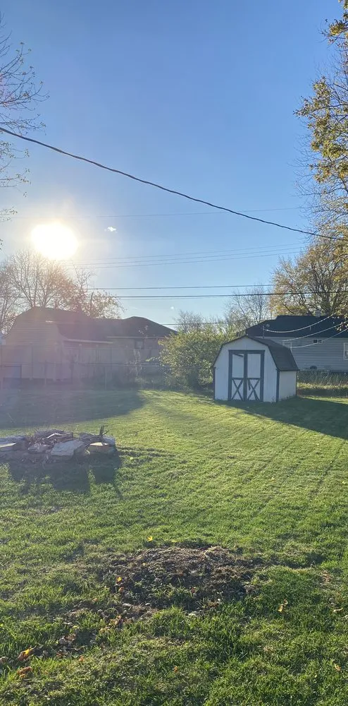 Custom yard cleanup service with custom design across Muncie, IN - HMC lawn care