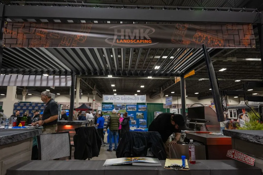 Custom outdoor landscaping for outdoor upgrades in Lansing, MI by HMK Landscaping