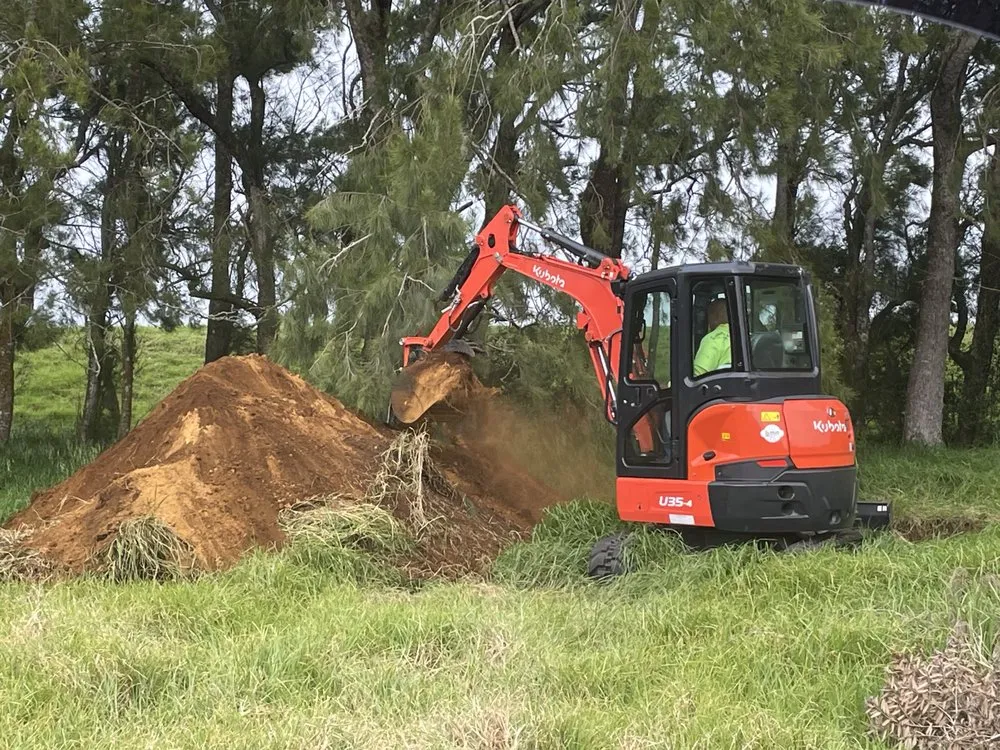 Affordable lawn mowing service in Waimea, HI by HMP Landscaping