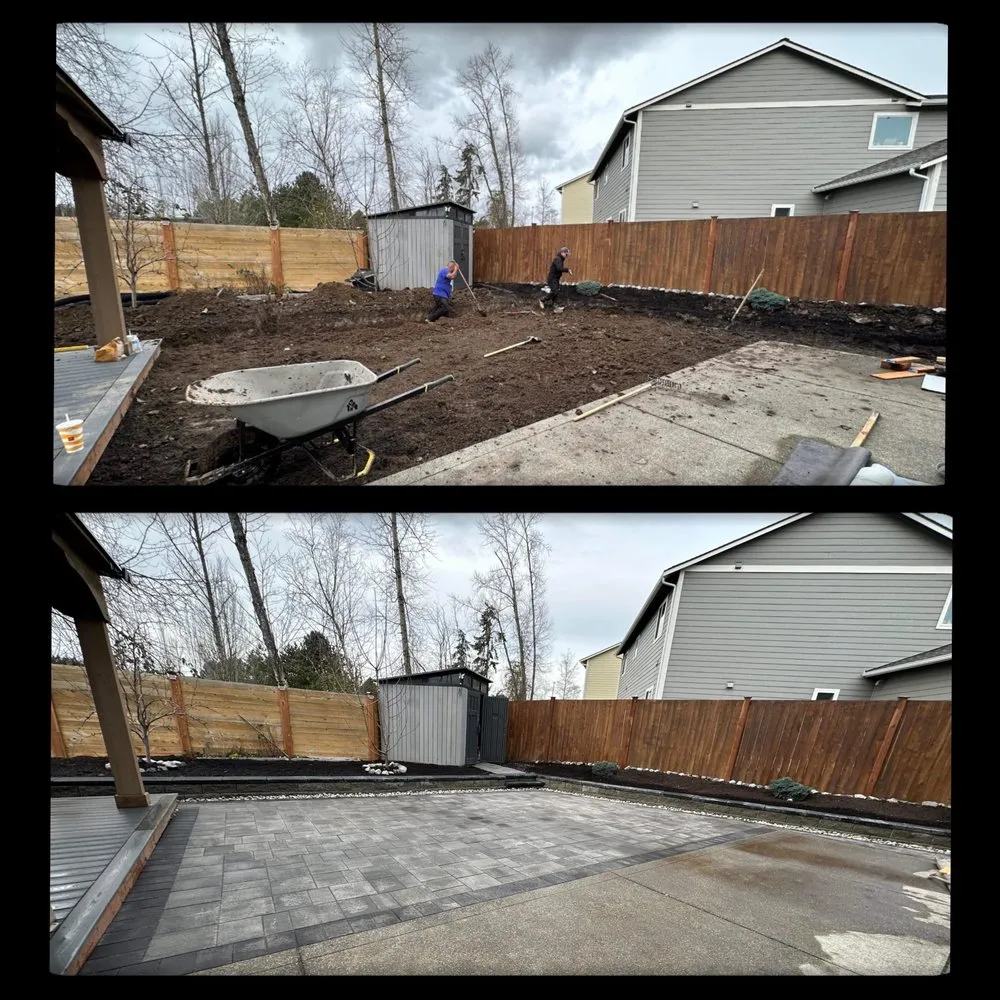 Professional yard cleanup service in Lynnwood, WA by H&N Landscapes