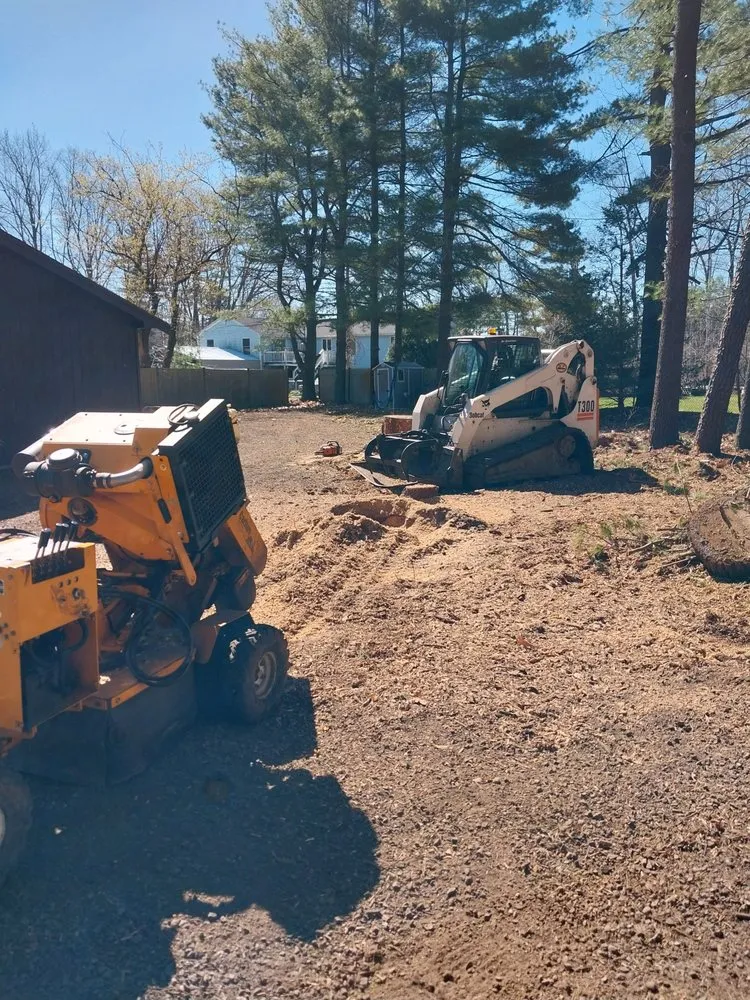 Custom landscape installation in Merrimac, MA by HNF Service
