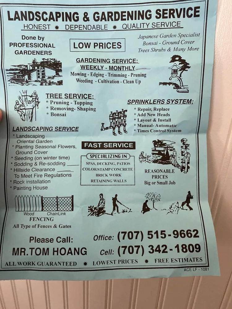 Trusted lawn care service for year-round maintenance across Hayward, CA - Hoang's Professional Landscaping Services