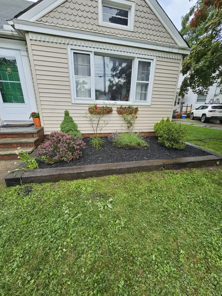 Professional yard cleanup service with custom design across North Olmsted, OH - Hoban Landscaping