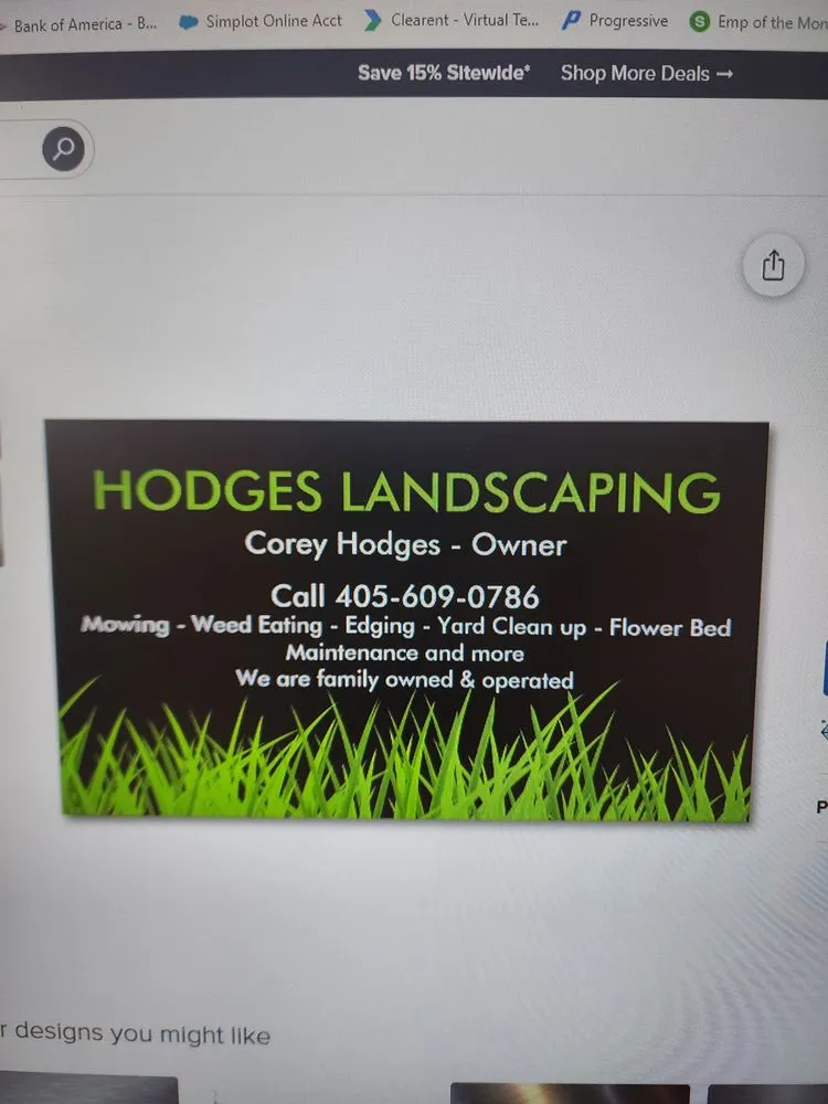 Local lawn mowing service with custom design across Lexington, OK - Hodges Landscaping