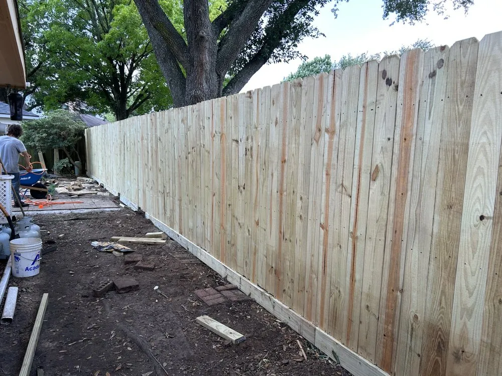 Custom garden landscaping in Kemah, TX by Hoff Landscaping