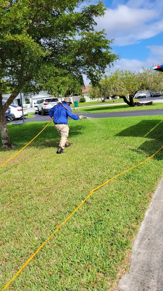 Custom lawn care service for beautiful yards in Coral Springs, FL by Hoffer Pest Solutions