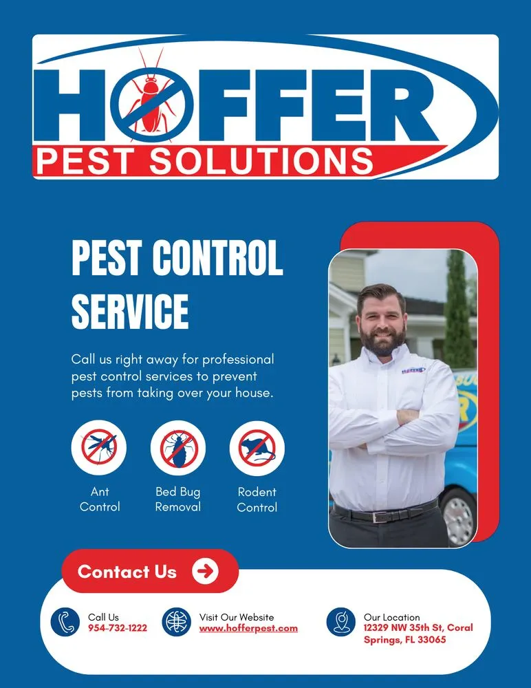 Affordable landscape installation in Coral Springs, FL by Hoffer Pest Solutions