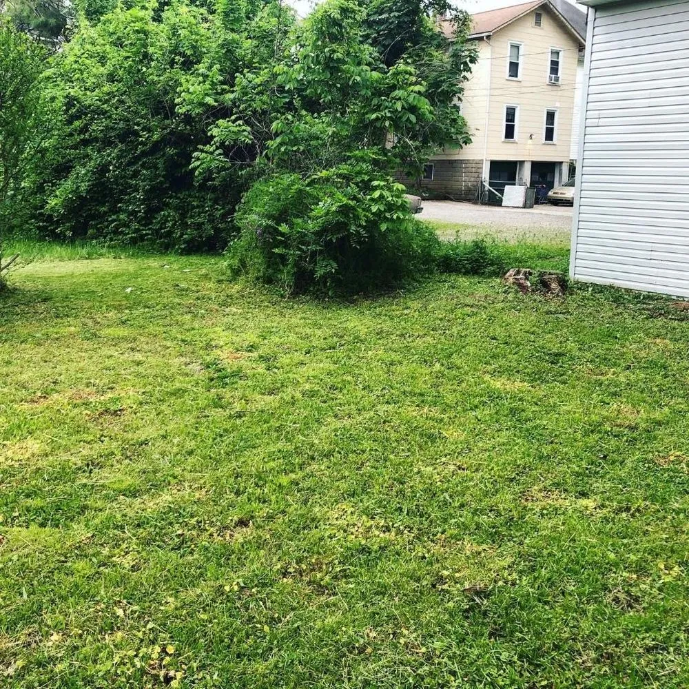 Professional yard maintenance with custom design in Oxford, NJ by Hoffman's Landscaping