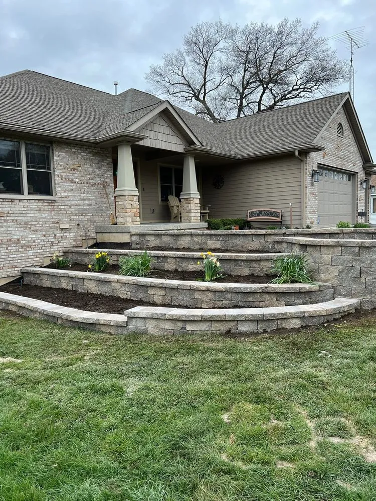 Expert landscape installation in Rockford, IL by Hofherr's Landscaping