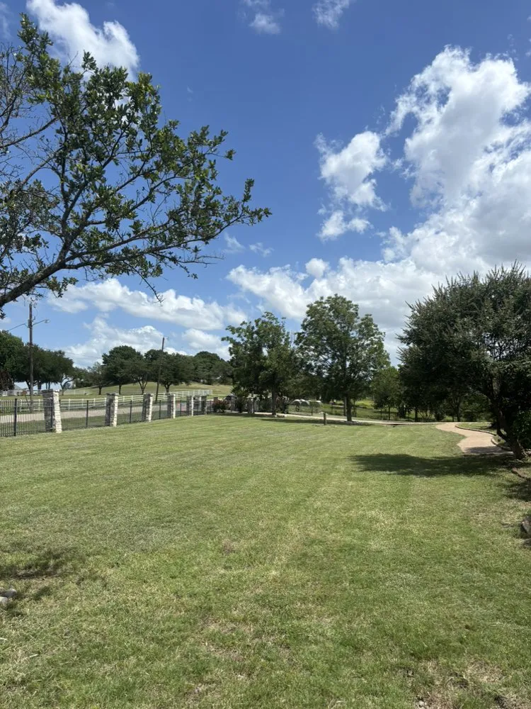 Custom landscape installation in Fort Worth, TX - Hog Wild Lawn Care