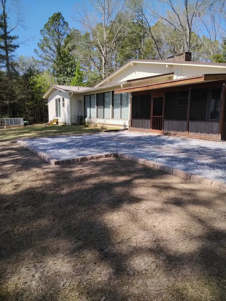 Custom residential landscaping in Vass, NC by Holder's Landscaping and Grading