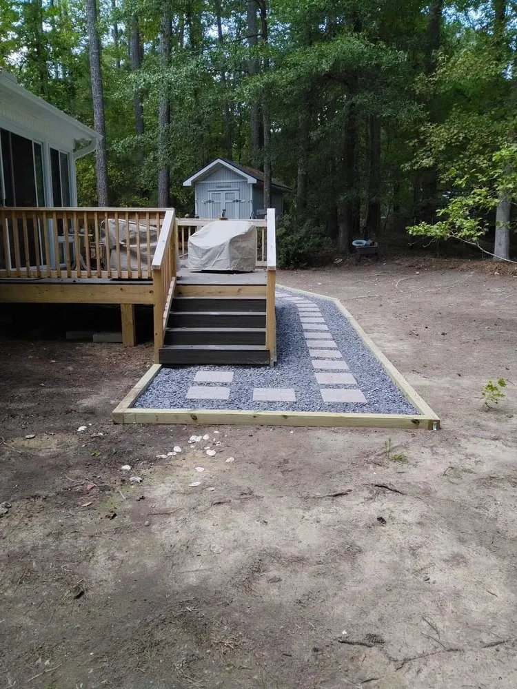 Custom residential landscaping in Vass, NC - Holder's Landscaping and Grading