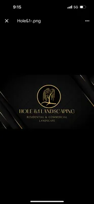 Hole & 1 Landcaping Logo