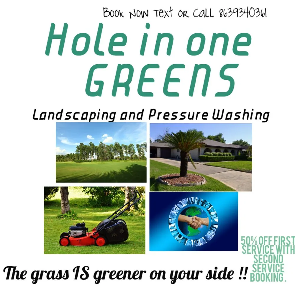 Custom yard cleanup service in Winter Haven, FL by Hole in one Greens