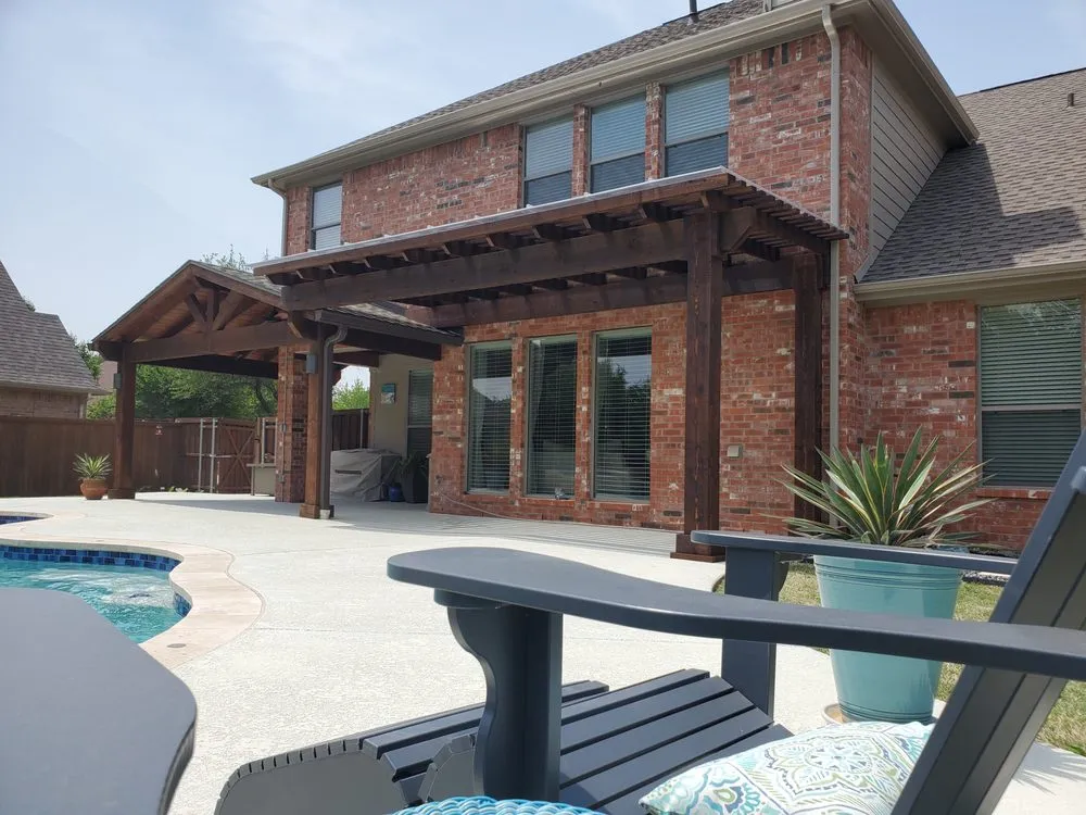 Local landscape installation in Justin, TX - Holey Field of Dreams