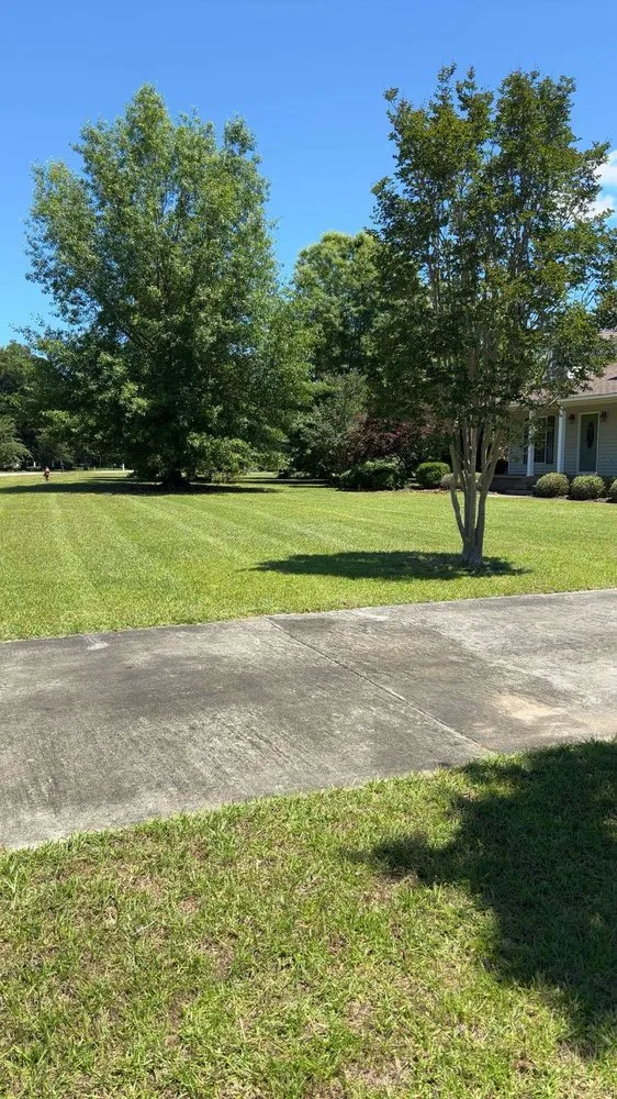 Custom landscape design in Cordele, GA by Holloway Lawn Care