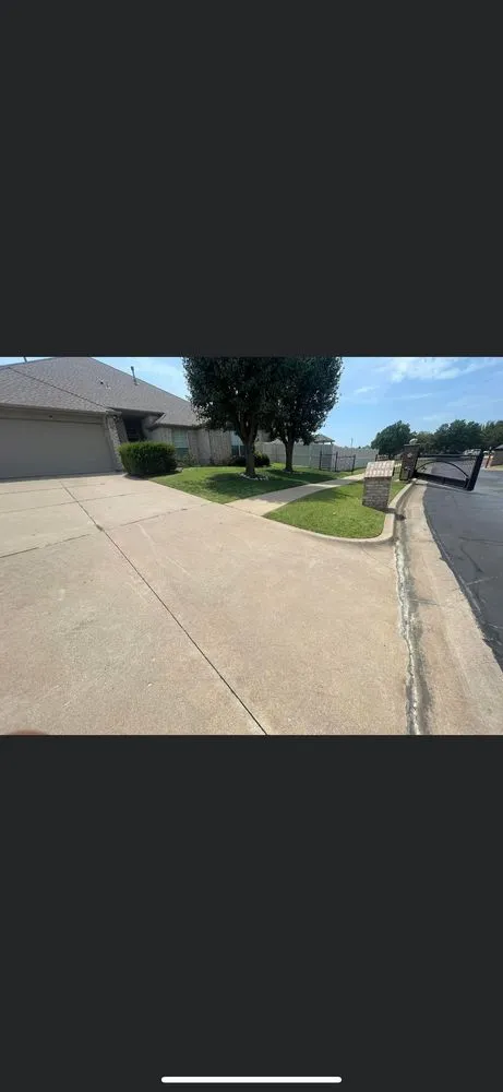 Affordable landscape installation in Edmond, OK by Holloway Property Management