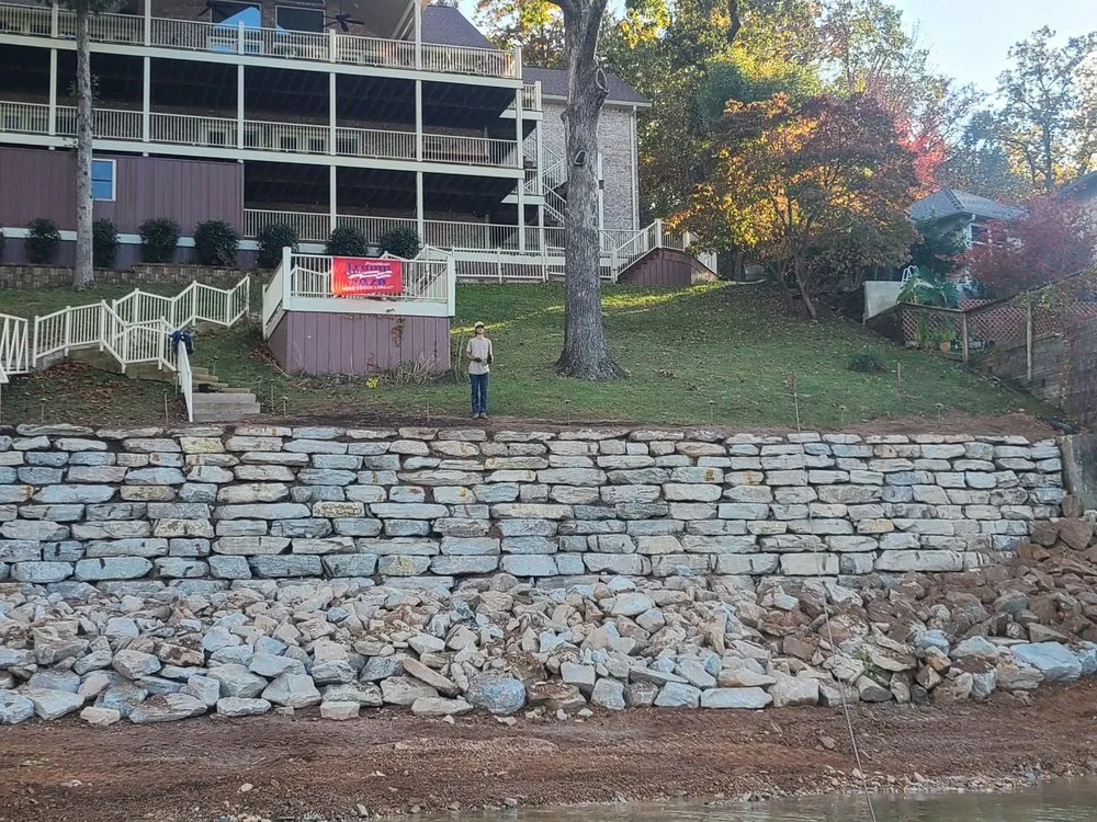 Local outdoor landscaping for homes across Grove, OK - Holly Tree Landscaping & Retaining Walls