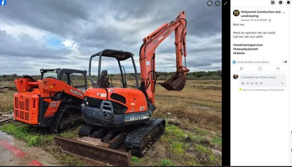 Hollywood Construction and Landclearing Logo