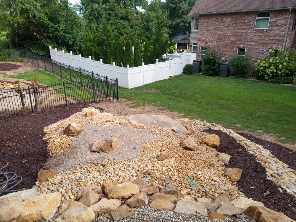 Professional landscape installation near you in Alton, IL by Holmes Outdoor Service