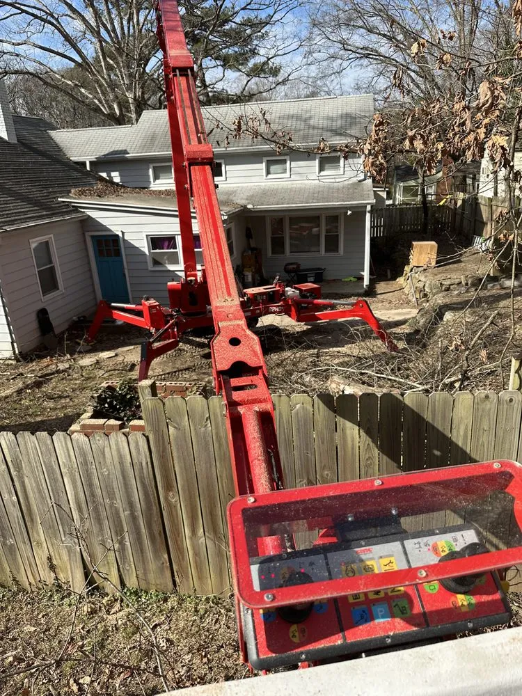 Custom landscape installation in Creedmoor, NC by Holt's tree service