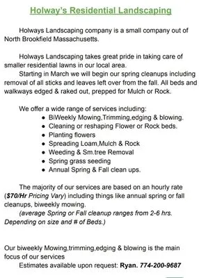 Holway's Residential Landscaping