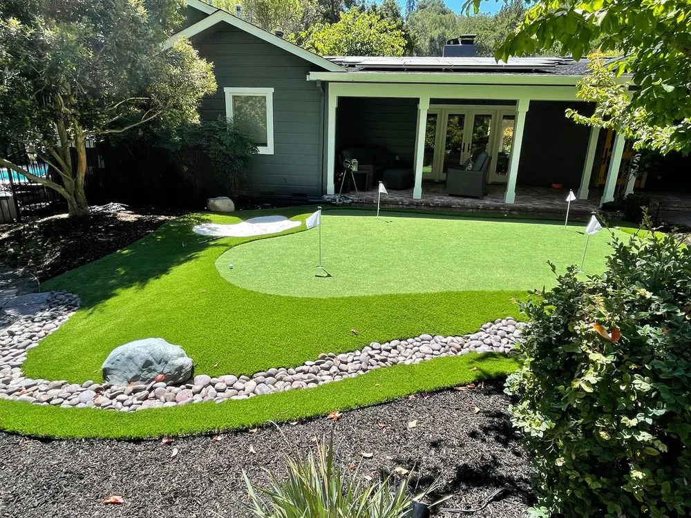 Expert landscape installation for residential properties in Alamo, CA by Holy Greens & Turf