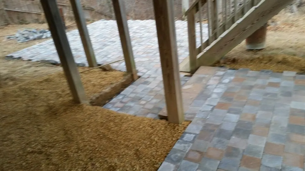 Custom landscape installation for beautiful yards in Chesapeake Beach, MD by Holy Grounds Landscaping