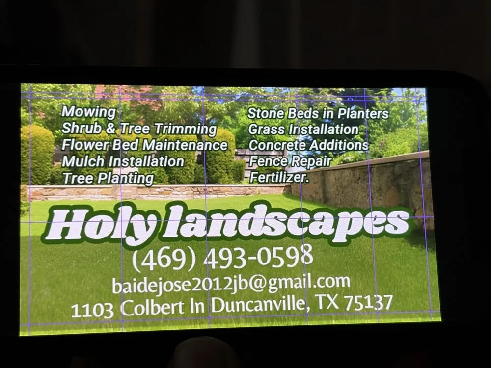 Professional lawn care service for outdoor upgrades in Duncanville, TX by Holy Landscapes