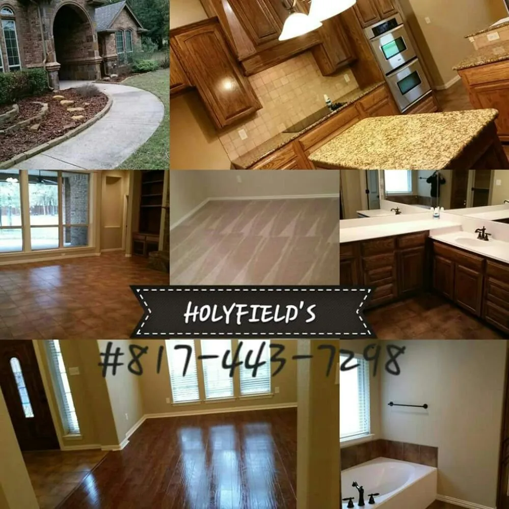 Affordable outdoor landscaping for homes in Fort Worth, TX by Holyfield's Cleaning & Lawn Services