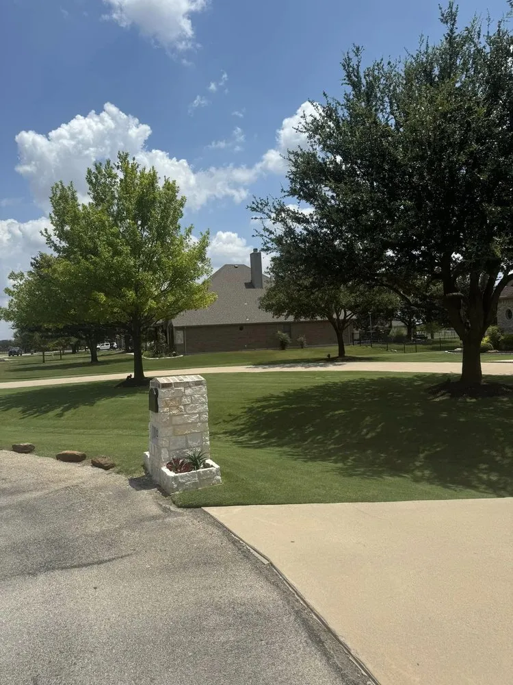 Custom landscape design in Shady Shores, TX by Home Covered