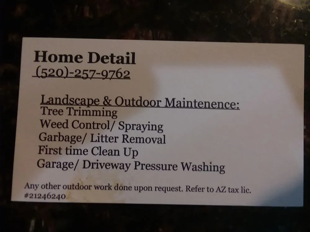 Top-rated lawn mowing service for beautiful yards in Tucson, AZ by Home Detail