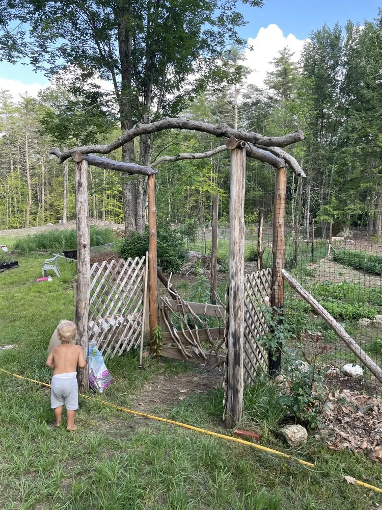 Custom outdoor landscaping for year-round maintenance in Windsor, NH by Home Grown Edible Landscaping