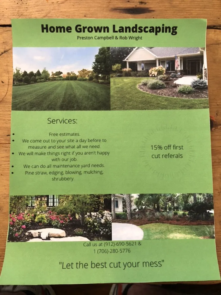 Local yard cleanup service for residential properties across Statesboro, GA - Home Grown Landscaping