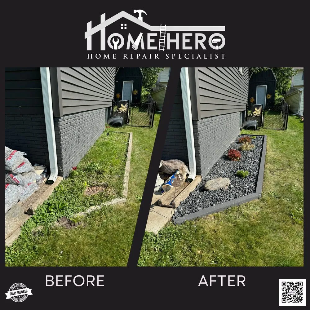 Top-rated outdoor landscaping in Cedar Rapids, IA - Home Hero