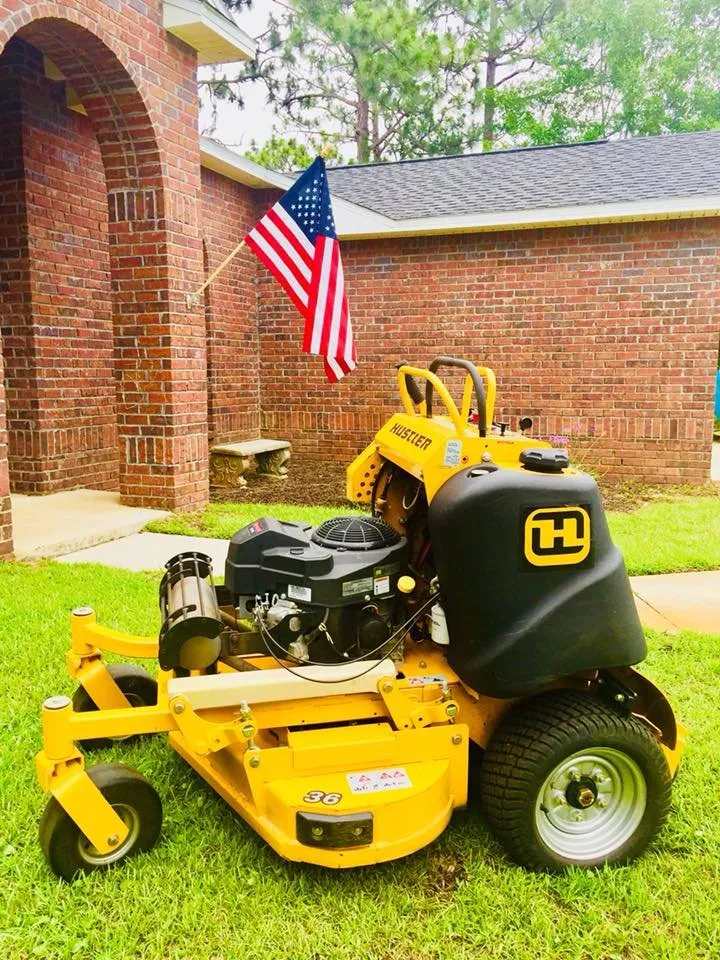 Custom landscape installation in Navarre, FL by Home Run Lawn Cuts