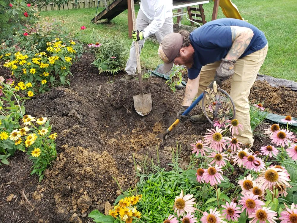 Professional yard maintenance for residential properties in Hamburg, PA by Home Scape Services