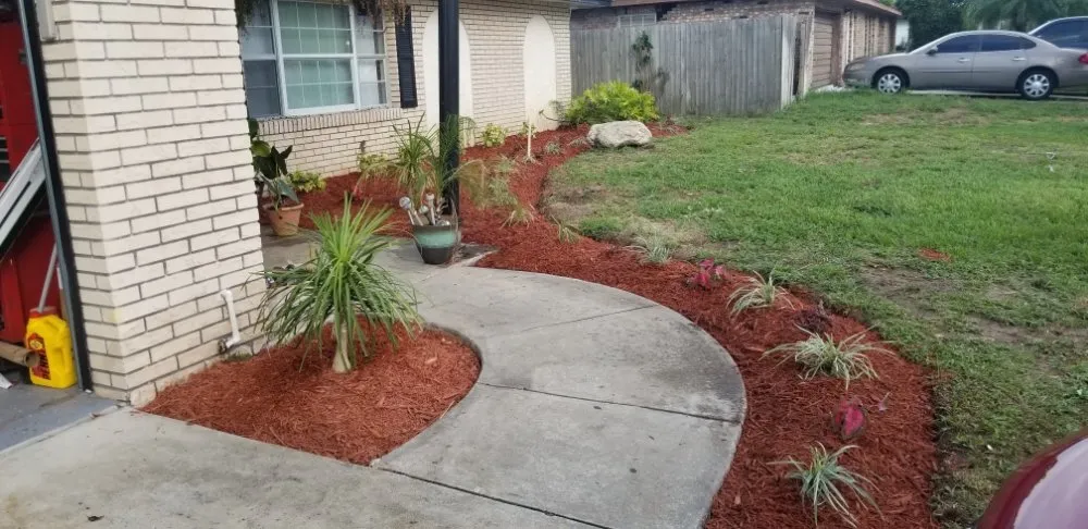 Custom landscaping services for residential properties in Holly Hill, FL by Home Solutions of Daytona