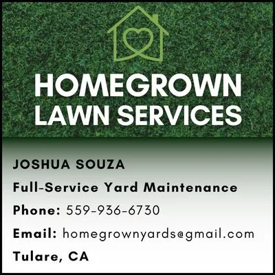 Homegrown Lawn Service Logo