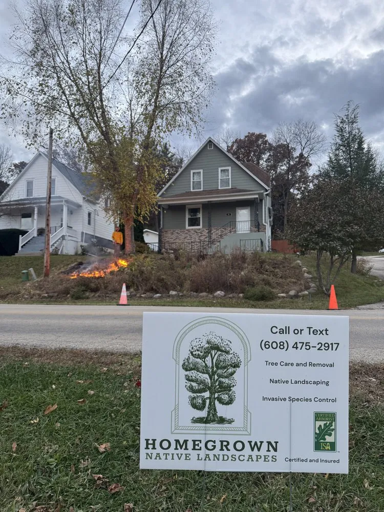 Local landscape design in New Glarus, WI by Homegrown Native Landscapes