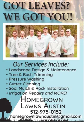 Local landscaping services near you in Austin, TX by Homegrown Services