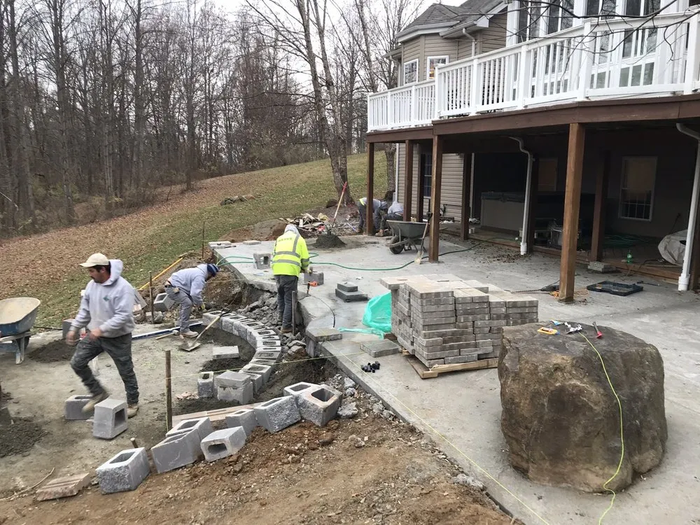 Professional yard cleanup service for residential properties in Leesburg, VA by Homeland Contractors