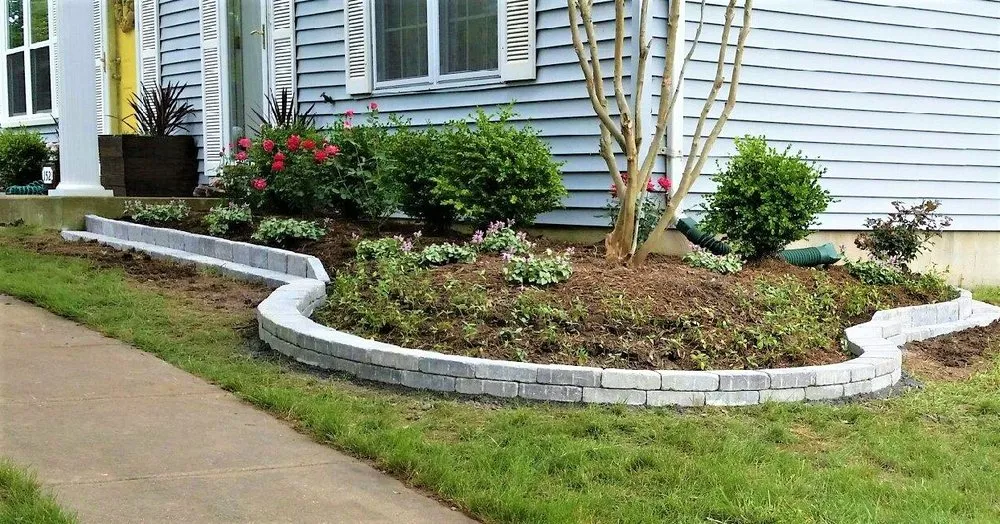 Affordable garden landscaping with custom design in Leesburg, VA by Homeland Contractors
