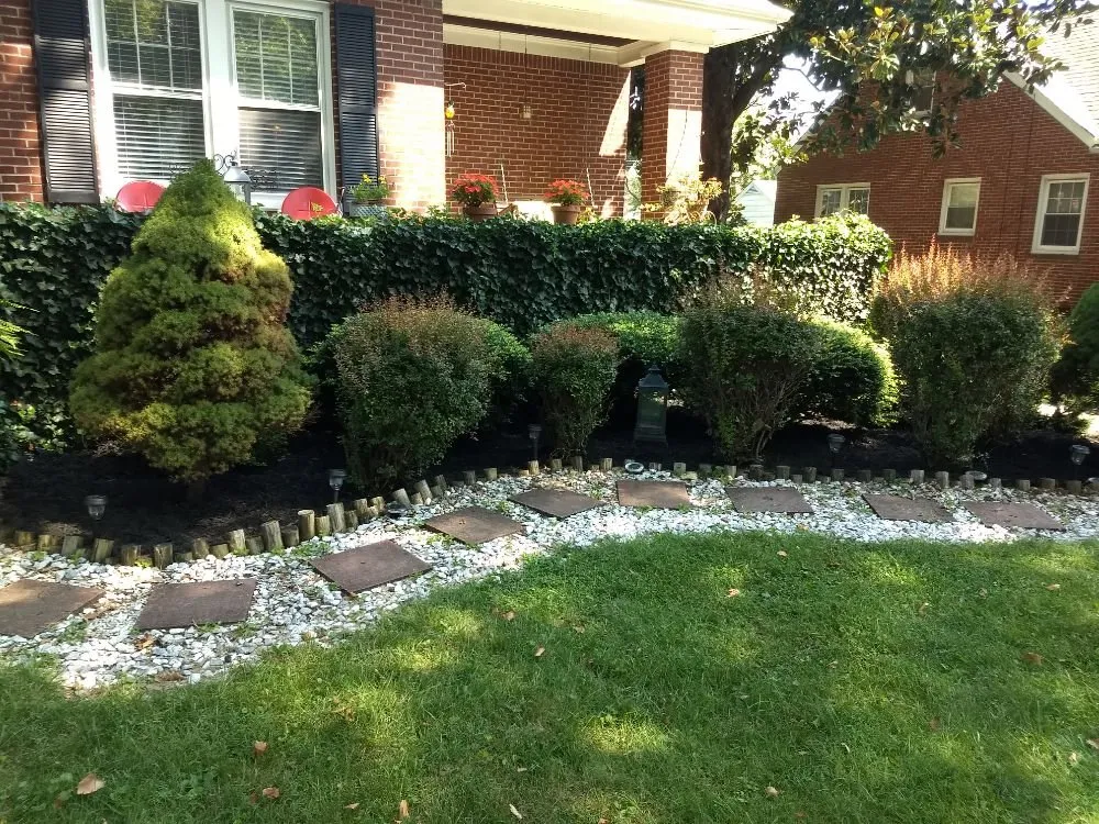 Professional garden landscaping in Roanoke, VA by Hometown Lawn Care