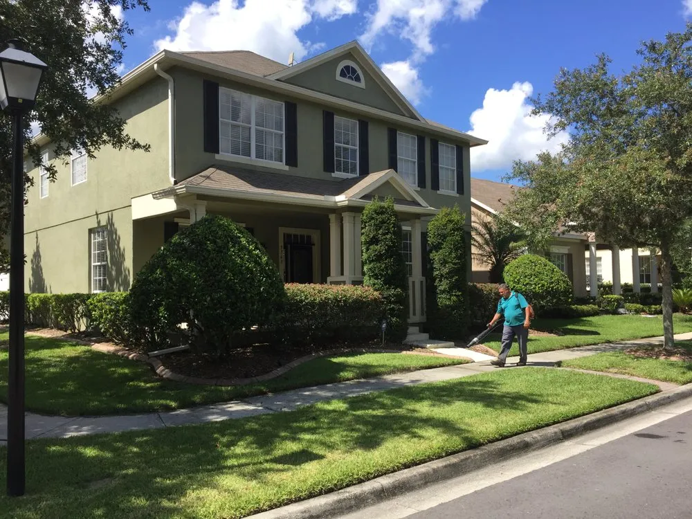 Custom lawn care service with custom design across Orlando, FL - Hometown Professional Services