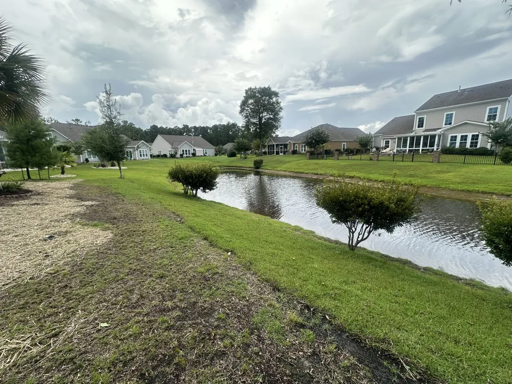 Local outdoor landscaping with custom design in Conway, SC by Homewood Services