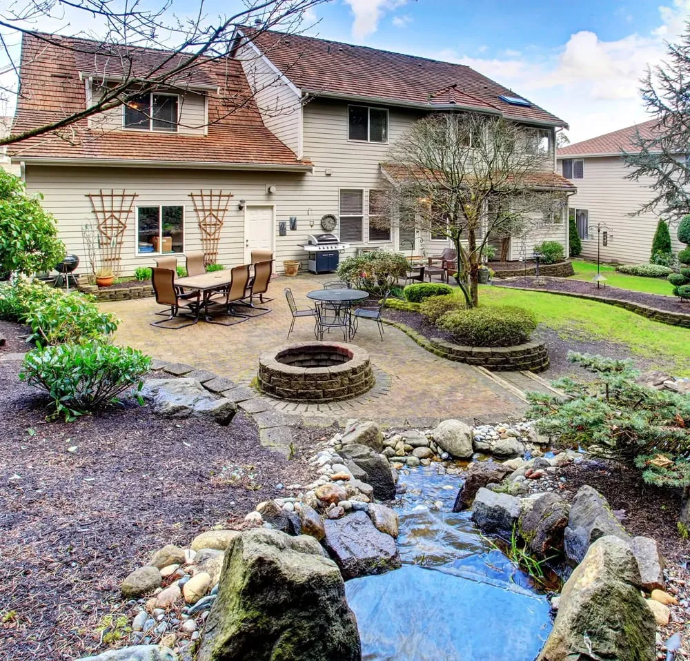 Professional garden landscaping with custom design in Susanville, CA by Homme's Landscape